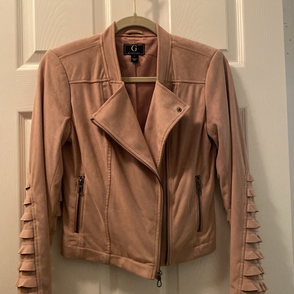 G by Giuliano Faux Suede Moto Jacket - Picture 2 of 6